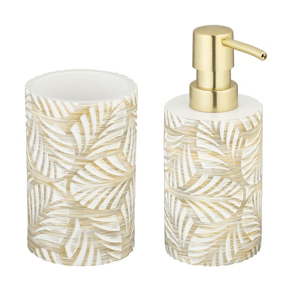 Set di accessori da bagno in poliresina beige Terralba - Wenko