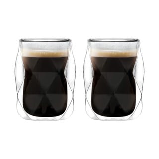 Tazze in set per espresso/con parete doppia 2 pz 100 ml Geo – Vialli Design