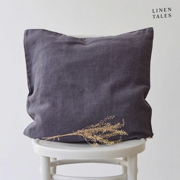 Federa 50x50 cm Dark Grey - Linen Tales