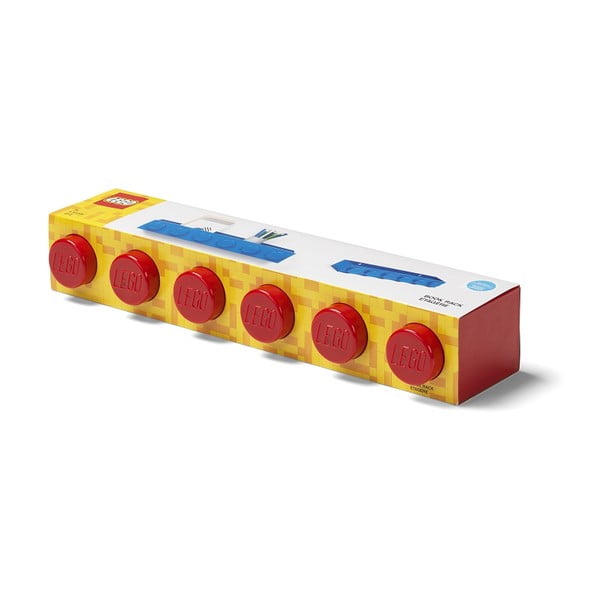 Mensola a muro rossa per bambini Sleek - LEGO®-image-3