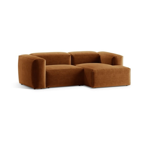 Divano angolare color mattone (con penisola a destra/con chaise lounge) Bergamo – Cosmopolitan Design-image-2