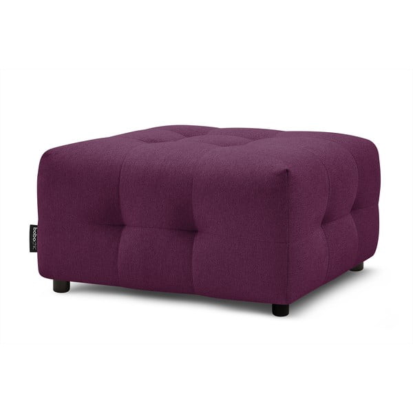 Pouf viola scuro Kleber - Bobochic Paris-image-3