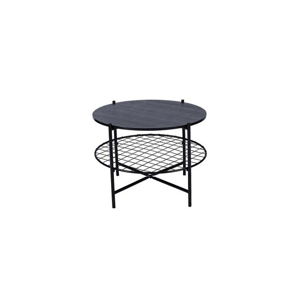Tavolino rotondo nero, Ø 63 cm Joe - Bonami Selection-image-2