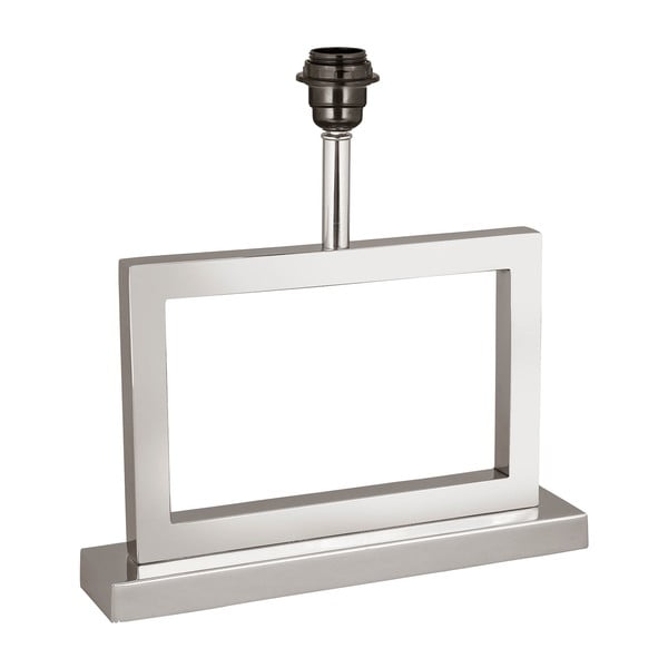 Piede di lampada in argento lucido 40 cm Kea - Côté Table