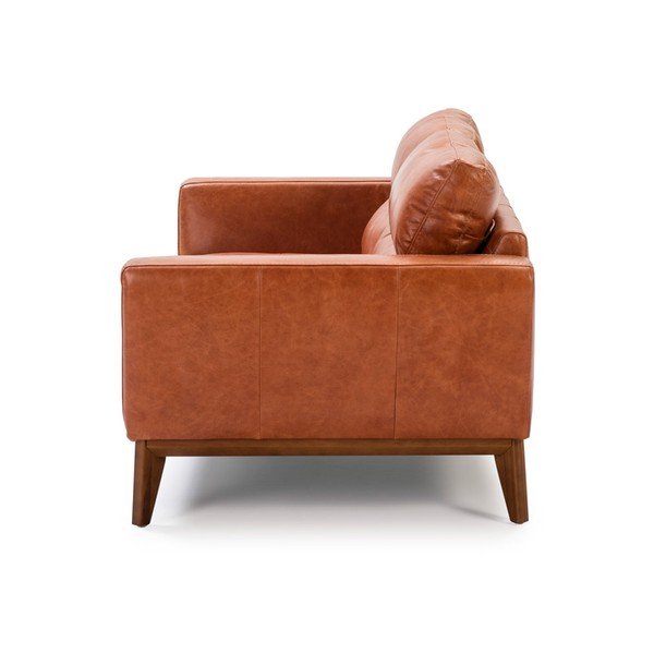 Divano in pelle , 159 cm Cognac - Ángel Cerdá-image-3