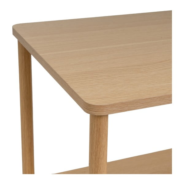 Tavolino da salotto di colore naturale 40x80 cm Gaia – Casa Selección-image-1