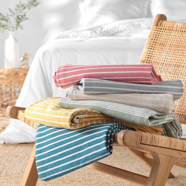 Copriletto giallo 220x240 cm Adele - douceur d'intérieur-image-4