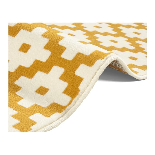 Tappeto crema e giallo Celebration , 160 x 230 cm Lattice - Hanse Home-image-3