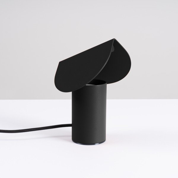 Lampada da tavolo LED nera in alluminio (altezza totale 15 cm) BISCUIT – Thoro-image-4
