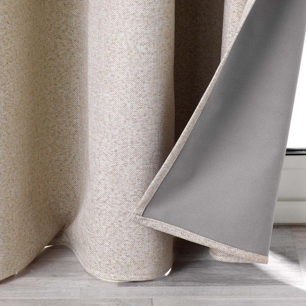 Tenda oscurante beige 140x260 cm Crepuscule - douceur d'intérieur-image-3