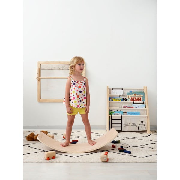 Libreria per bambini in tessuto beige 60x70 cm Animals - Folkifreckles-image-1