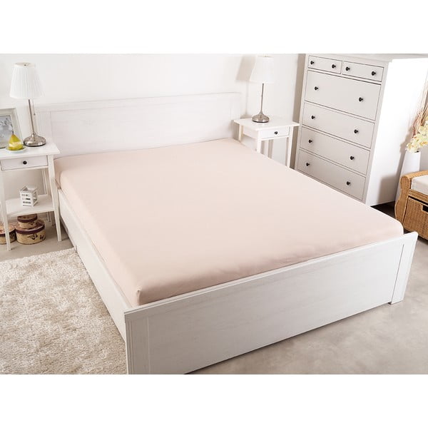 Lenzuolo elasticizzato marrone chiaro 140x200 cm - B.E.S.-image-2