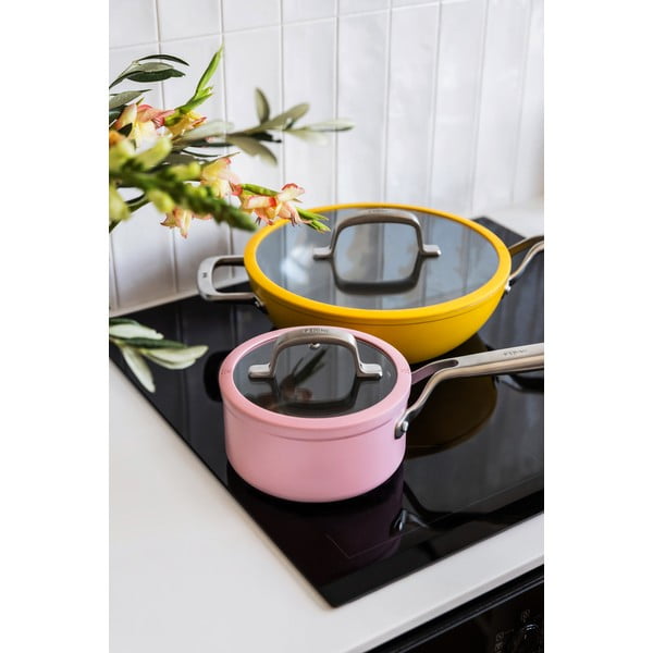 Padella wok con coperchio/con superficie in ceramica ø 28 cm Meda 3.0 – FABINI-image-4