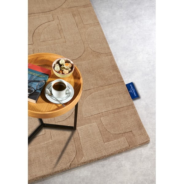Tappeto beige in lana tessuto a mano 120x170 cm Alexis - Villeroy&Boch-image-2