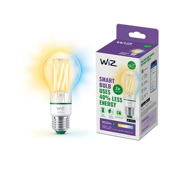 Lampadina smart con filamenti con presa E27, 4 W – WiZ