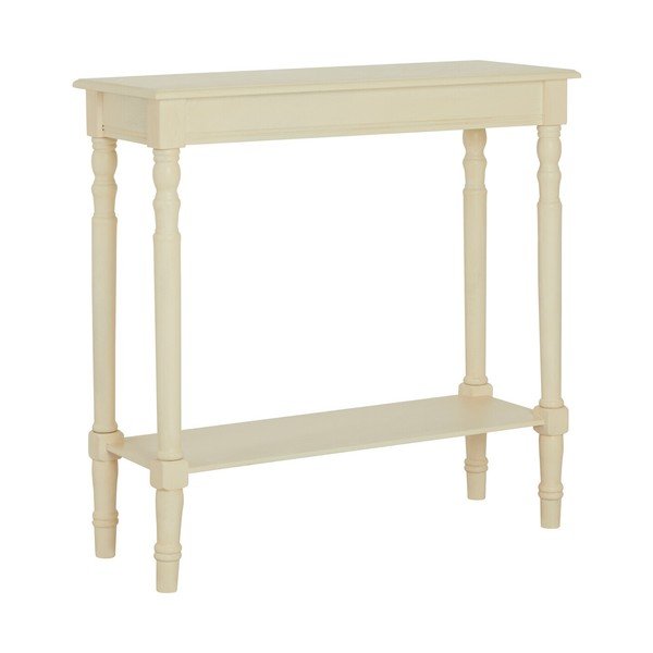 Tavolo consolle avorio in pino massiccio 30x80 cm Heritage – Premier Housewares