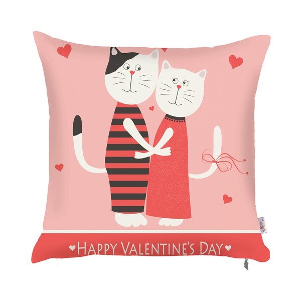 Federa rosa Mike & Co. NEW YORK Gatti, 43 x 43 cm - Mike & Co. NEW YORK