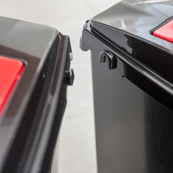 Bidone nero in plastica 40 L - Addis-image-2