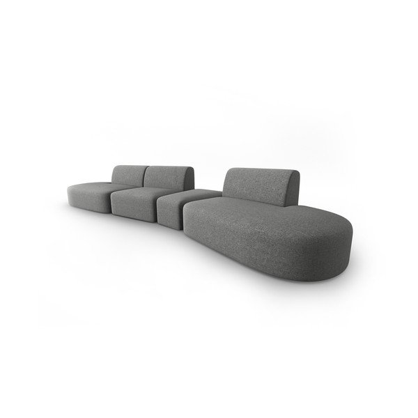 Divano grigio 412 cm Shane - Micadoni Home-image-1