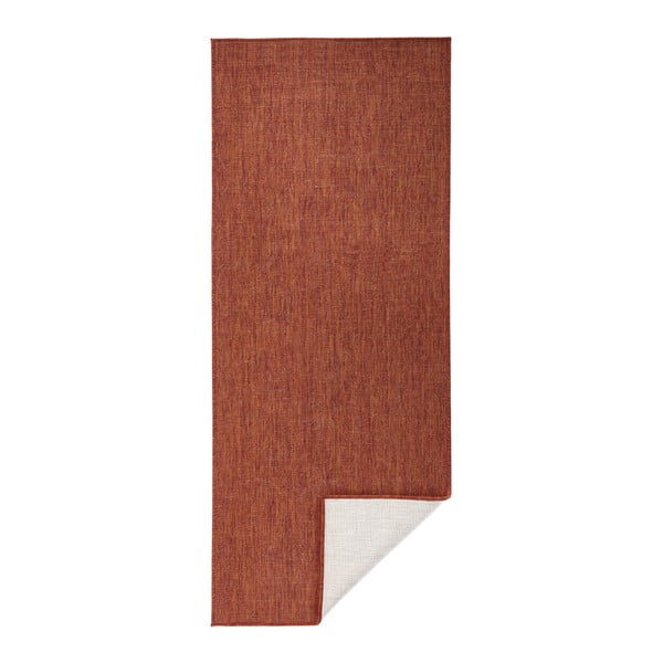 Tappeto da esterno rosso mattone , 80 x 350 cm Miami - NORTHRUGS