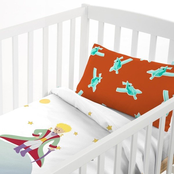 Copripiumino e cuscino in cotone per bambini Piccolo Principe, 115 x 145 cm - Mr. Fox-image-3