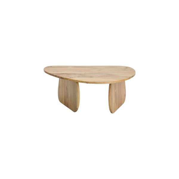 Tavolino da salotto di colore naturale in mango massiccio Mushroom – Ellos Home-image-2