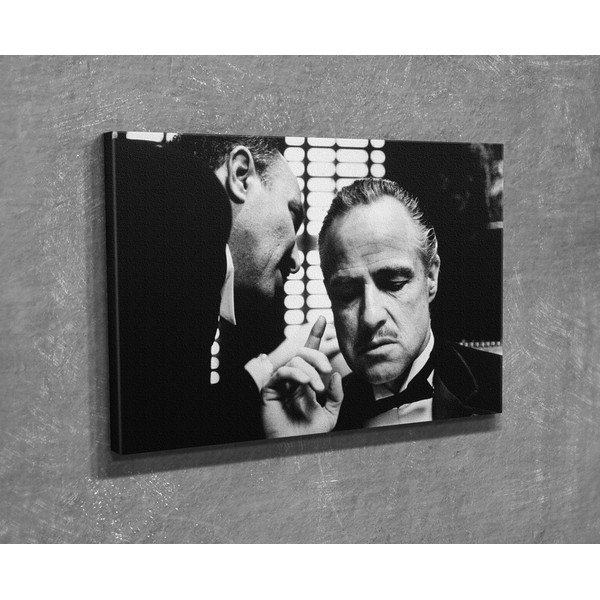 Pittura murale su tela Talk, 40 x 30 cm - Wallity-image-3