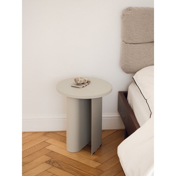 Tavolino rotondo in metallo ø 35 cm Sato – noo.ma-image-4