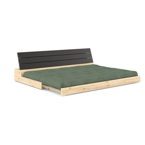 Divano letto verde 196 cm Base - Karup Design-image-4