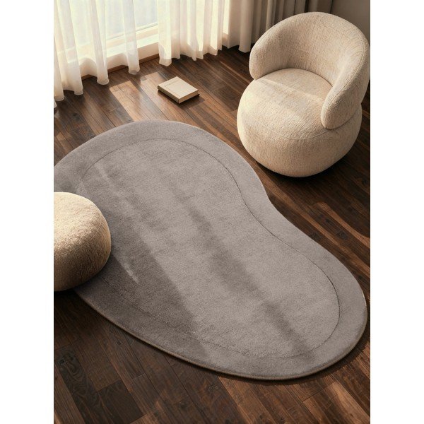 Tappeto grigio in misto lana tessuto a mano 125x200 cm Kari Organic – Villeroy&Boch-image-1