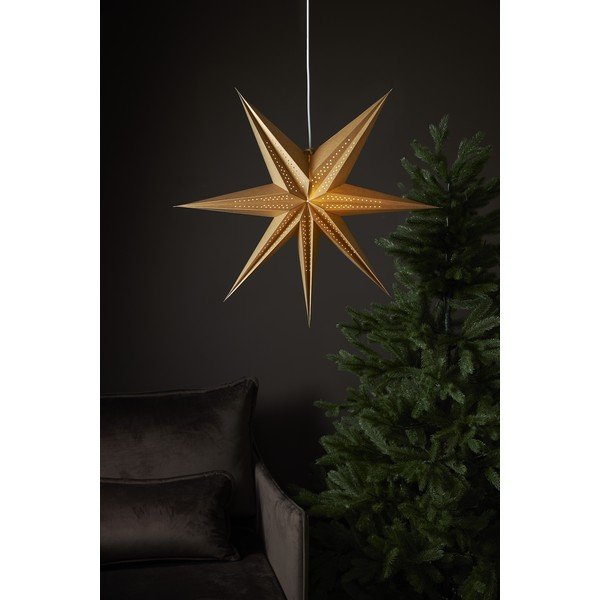 Decorazione luminosa natalizia di colore oro ø 60 cm Point - Star Trading-image-3