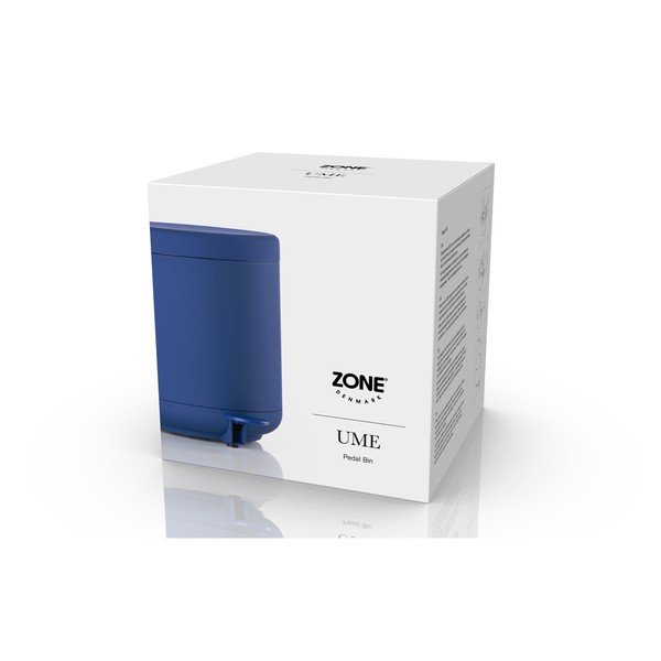 Bidone a pedale in plastica blu 4 l Ume - Zone-image-3