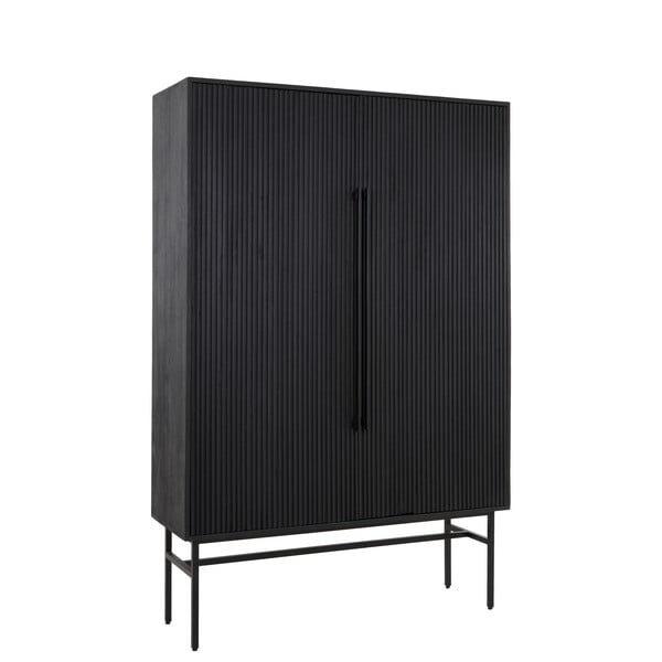 Credenza nera in legno di mango 120x180 cm Abage - Light & Living-image-4