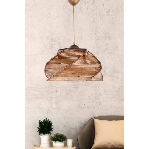 Lampadario beige ø 36 cm Pentagone – Opviq lights