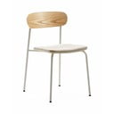 Set di 2 sedie da pranzo in colore beige-naturale Adriana - Marckeric