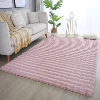 Tappeto lavabile rosa chiaro 80x150 cm Ambiance - Ayyildiz Carpets