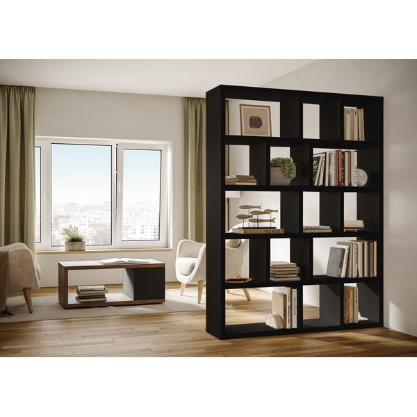 Libreria nera 150x198 cm Berlin - TemaHome-image-3