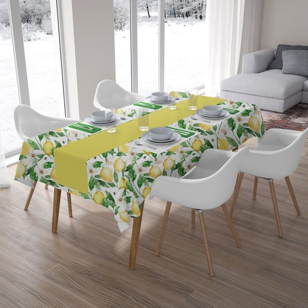 Tovaglia Fiori di primavera, 180 x 140 cm Honey - Mike & Co. NEW YORK-image-2