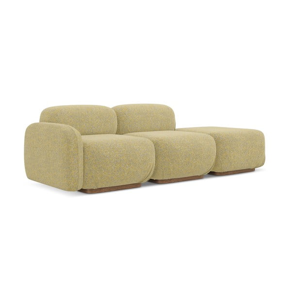 Chaise lounge componibile gialla (con penisola a sinistra) Ailani – Makamii-image-2