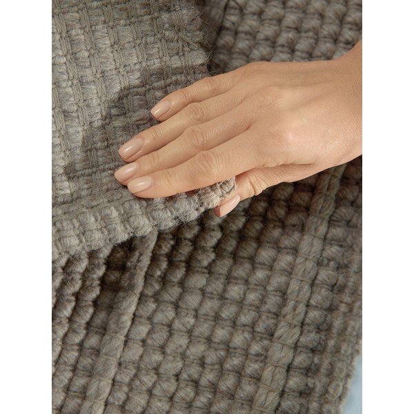 Tappeto grigio in lana tessuto a mano 80x150 cm Camden Parker – Ted Baker-image-3