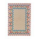 Tappeto in misto lana 180x230 cm Checkered Border – Flair Rugs