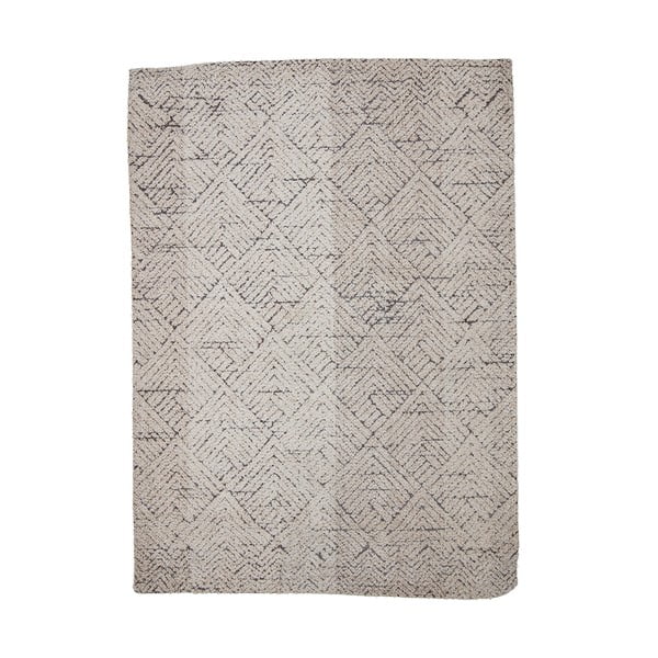 Tappeto color crema in misto cotone 150x210 cm Saxo – Bloomingville