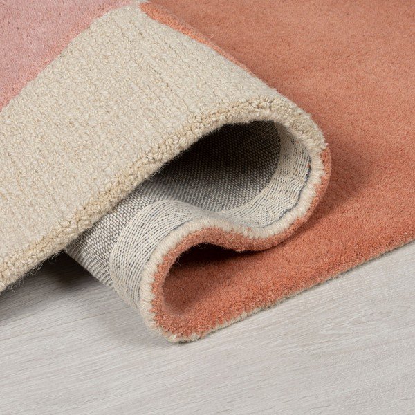 Tappeto in lana rosa 160x230 cm Glow - Flair Rugs-image-3
