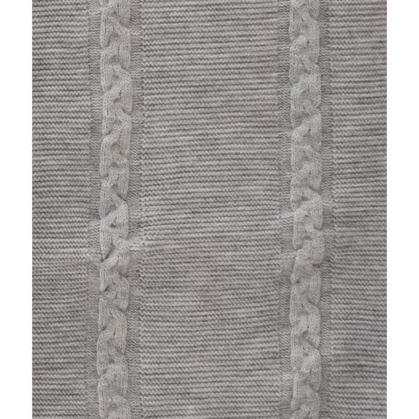 Copriletto grigio 200x220 cm Trenza – Oyo Concept-image-3