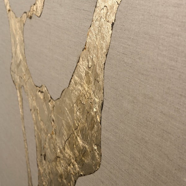 Quadro dipinto a mano 90x120 cm Wild Horizon Gold - Malerifabrikken-image-3