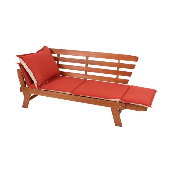 Panchina da giardino in legno di eucalipto Fortuna - Garden Pleasure-image-3