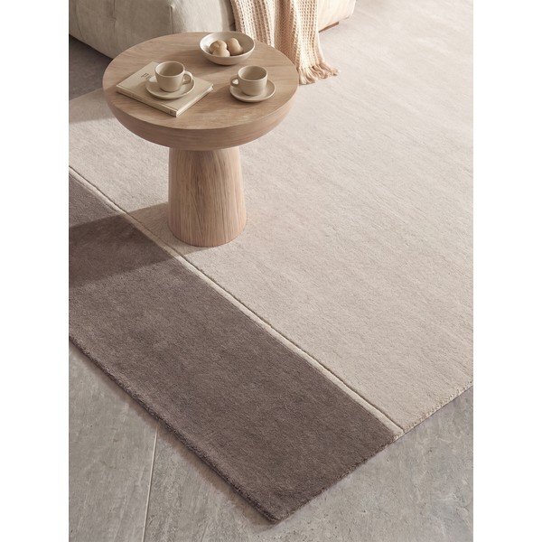 Tappeto marrone/color crema in lana 160x230 cm Quentin – Villeroy&Boch-image-4