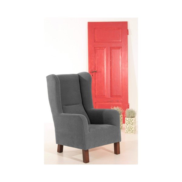 Poltrona antracite Bruno Velor - Max Winzer-image-1
