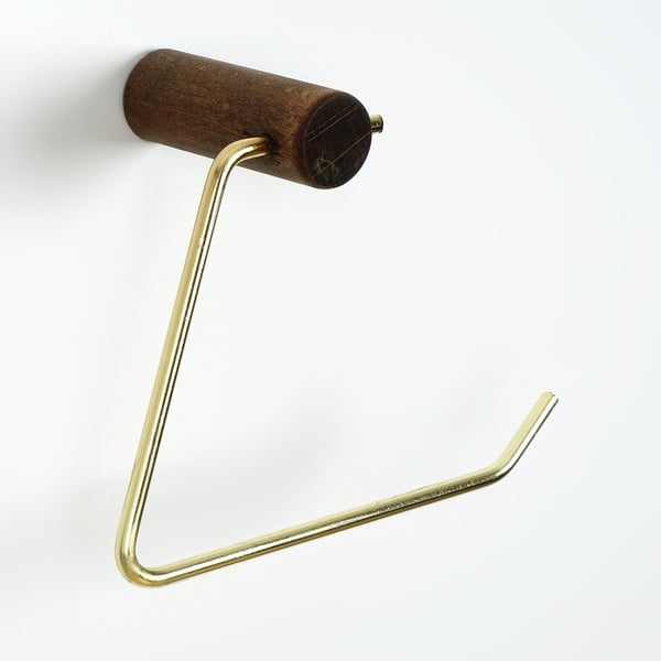 Supporto in legno a parete per la carta igienica - Kalune Design-image-2