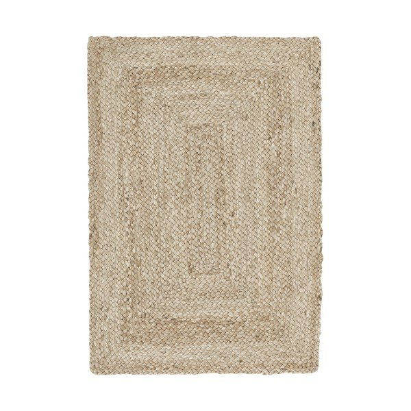Tappeto di colore naturale in iuta tessuto a mano 60x90 cm Sharmila – Westwing Collection